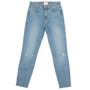 L'agence Mid-Rise Distressed Skinny Jeans Size 25